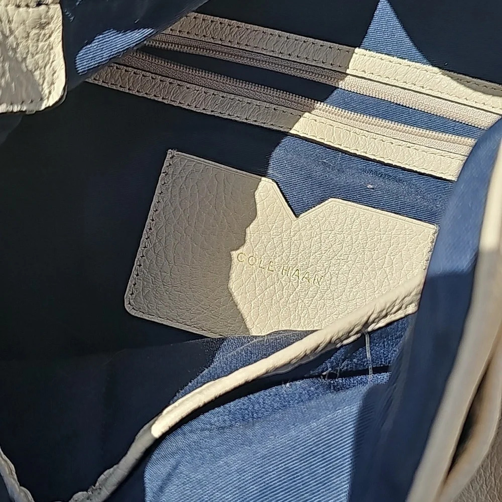 Cole Haan crossbody with fox pom - Picture 4 of 11